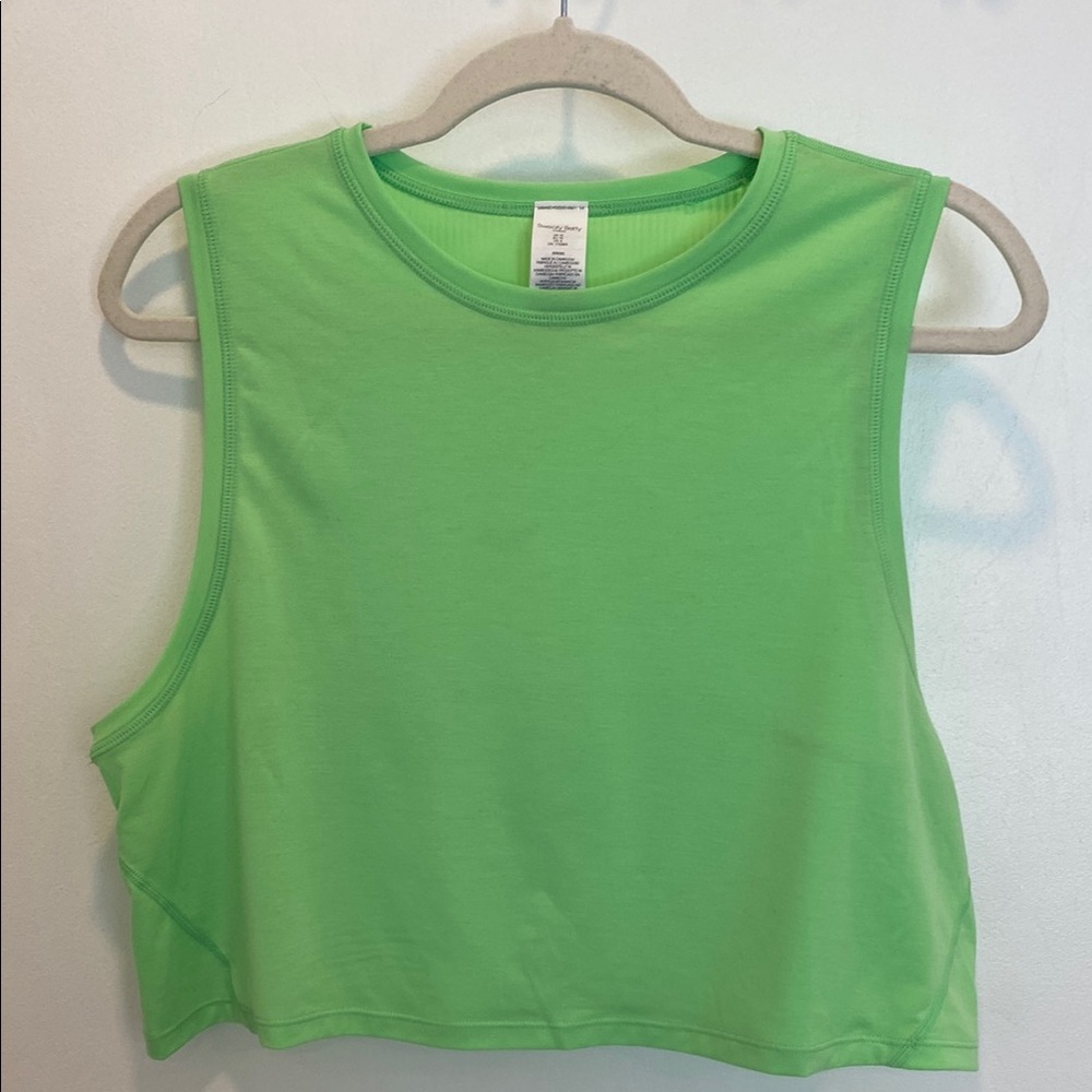 Sweaty Betty Green Breathe Crop Top